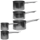 Set 5 cratite economice cu maner lung 0.5–2.1 L